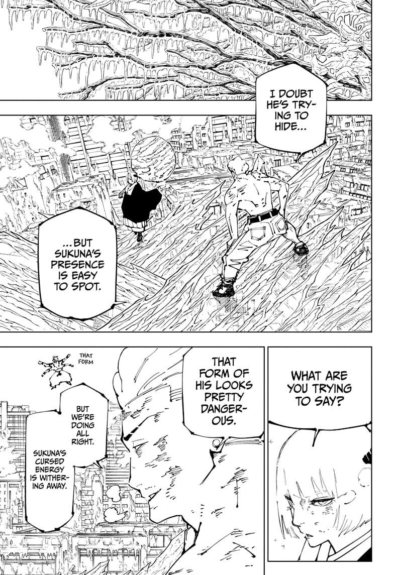 Jujutsu Kaisen Chapter 252 page 16 - Chapter 252: Inhuman Makyo Shinjuku Showdown, Part 24