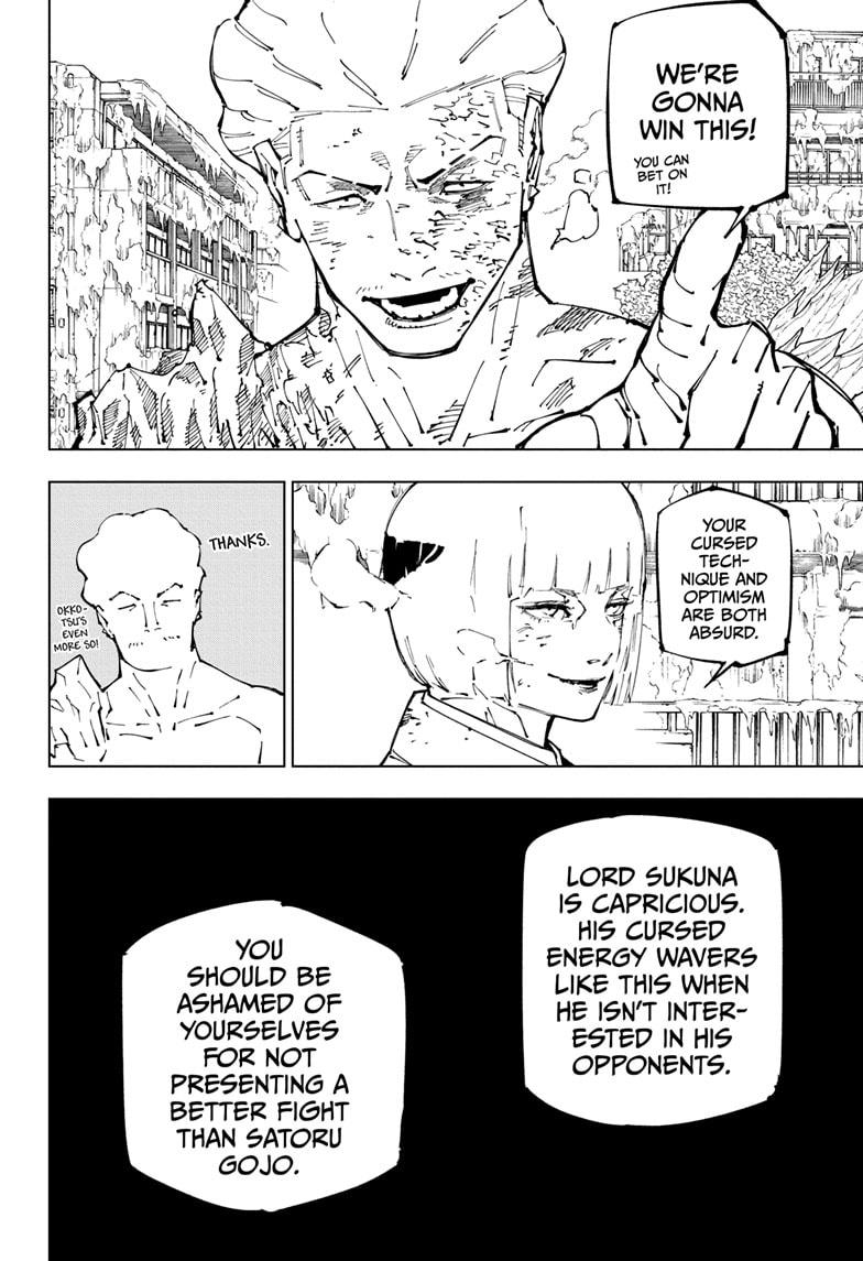 Jujutsu Kaisen Chapter 252 page 17 - Chapter 252: Inhuman Makyo Shinjuku Showdown, Part 24