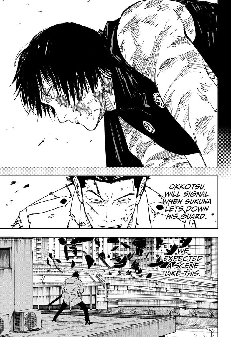 Jujutsu Kaisen Chapter 252 page 3 - Chapter 252: Inhuman Makyo Shinjuku Showdown, Part 24