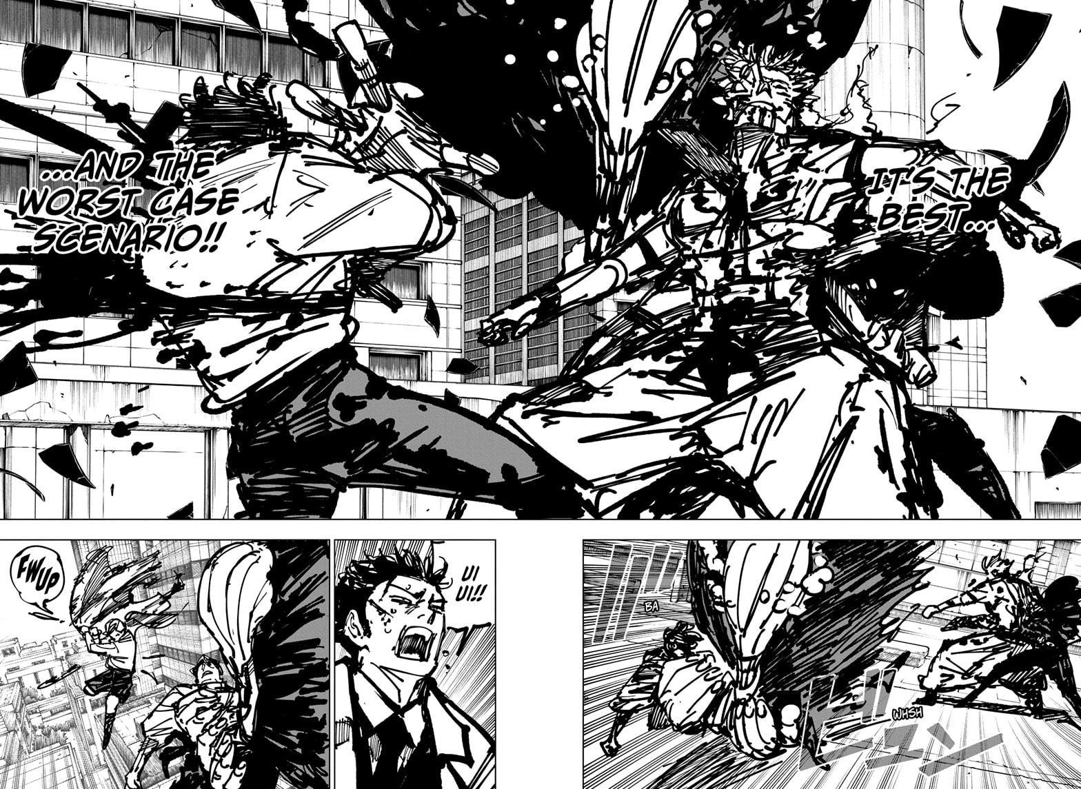 Jujutsu Kaisen Chapter 252 page 4 - Chapter 252: Inhuman Makyo Shinjuku Showdown, Part 24