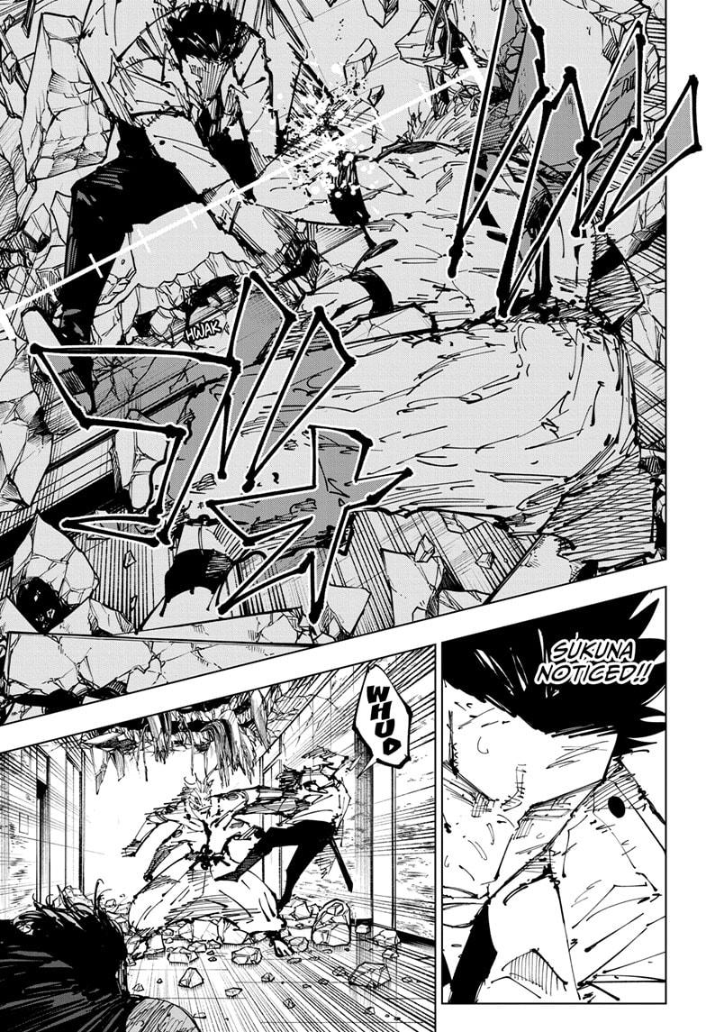 Jujutsu Kaisen Chapter 253 page 11 - Chapter 253: Inhuman Makyo Shinjuku Showdown, Part 25