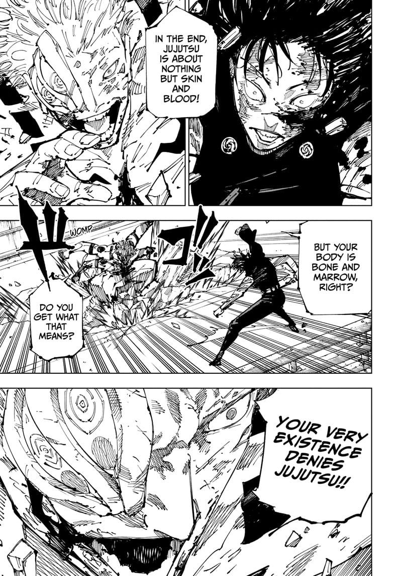 Jujutsu Kaisen Chapter 253 page 17 - Chapter 253: Inhuman Makyo Shinjuku Showdown, Part 25