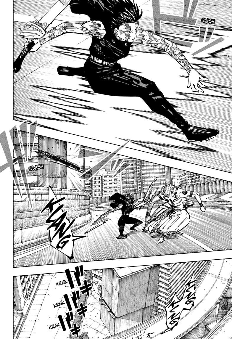 Jujutsu Kaisen Chapter 253 page 4 - Chapter 253: Inhuman Makyo Shinjuku Showdown, Part 25