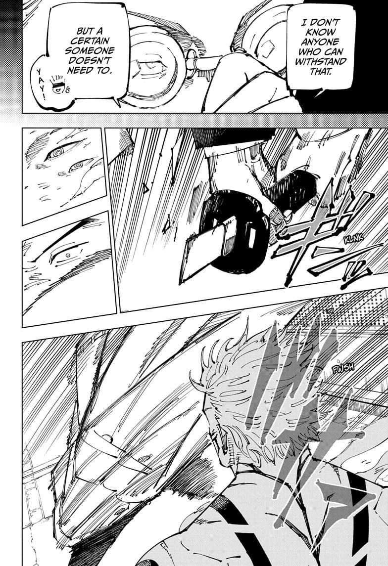 Jujutsu Kaisen Chapter 254 page 10 - Chapter 254: Inhuman Makyo Shinjuku Showdown, Part 26