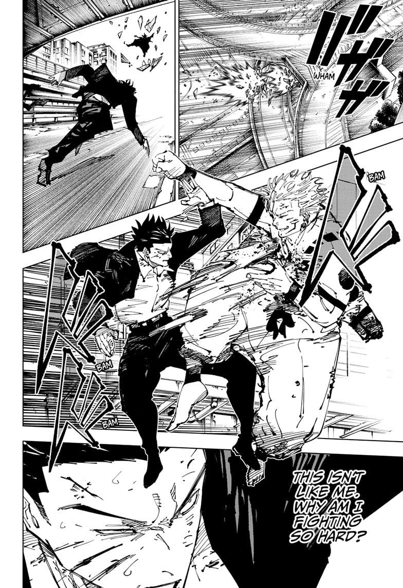 Jujutsu Kaisen Chapter 254 page 12 - Chapter 254: Inhuman Makyo Shinjuku Showdown, Part 26