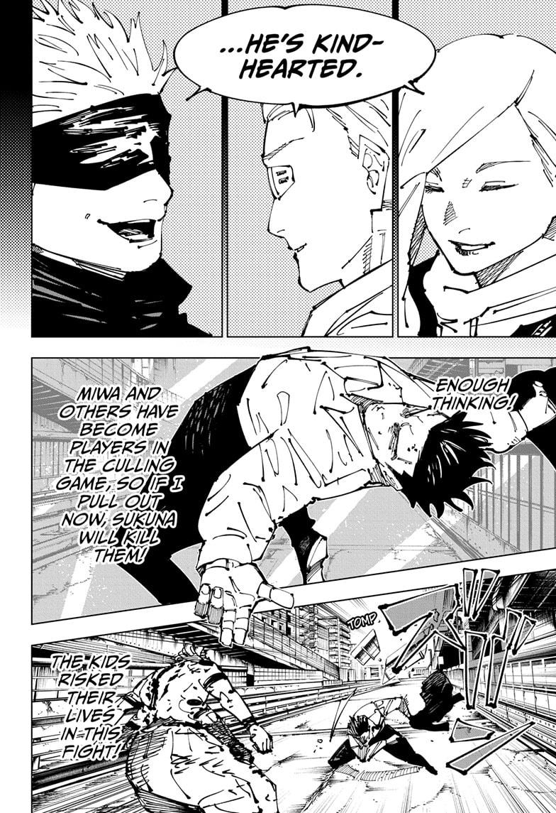 Jujutsu Kaisen Chapter 254 page 14 - Chapter 254: Inhuman Makyo Shinjuku Showdown, Part 26