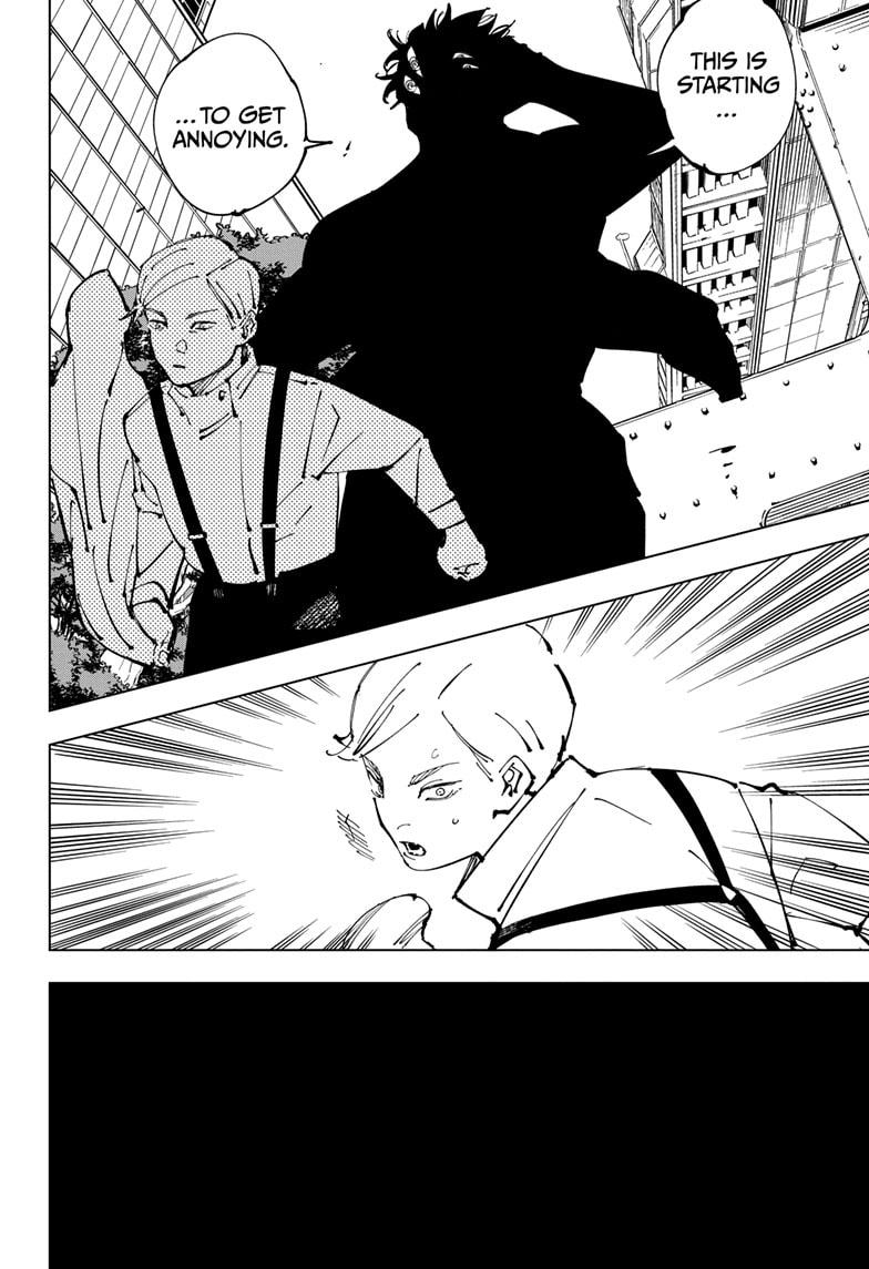 Jujutsu Kaisen Chapter 254 page 18 - Chapter 254: Inhuman Makyo Shinjuku Showdown, Part 26