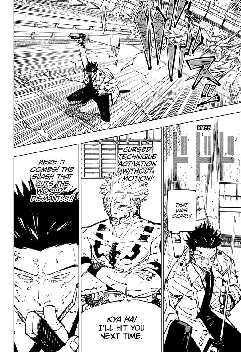Jujutsu Kaisen Chapter 254 page 4 - Chapter 254: Inhuman Makyo Shinjuku Showdown, Part 26