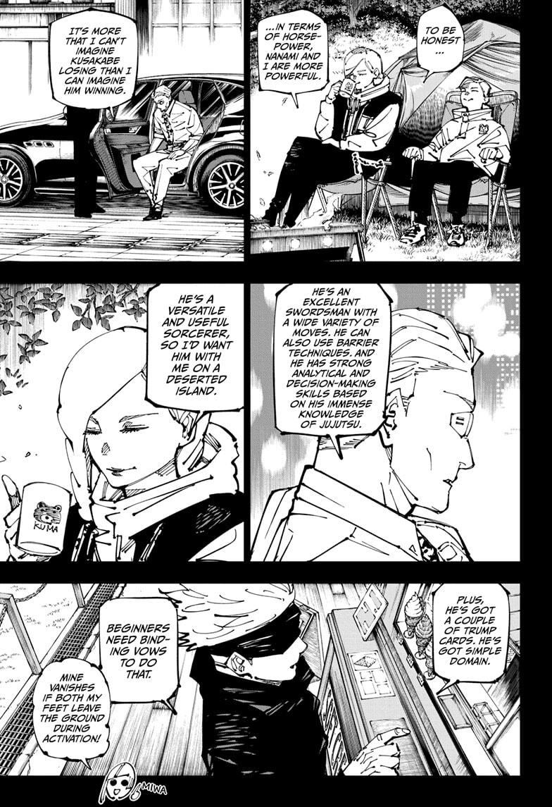 Jujutsu Kaisen Chapter 254 page 5 - Chapter 254: Inhuman Makyo Shinjuku Showdown, Part 26