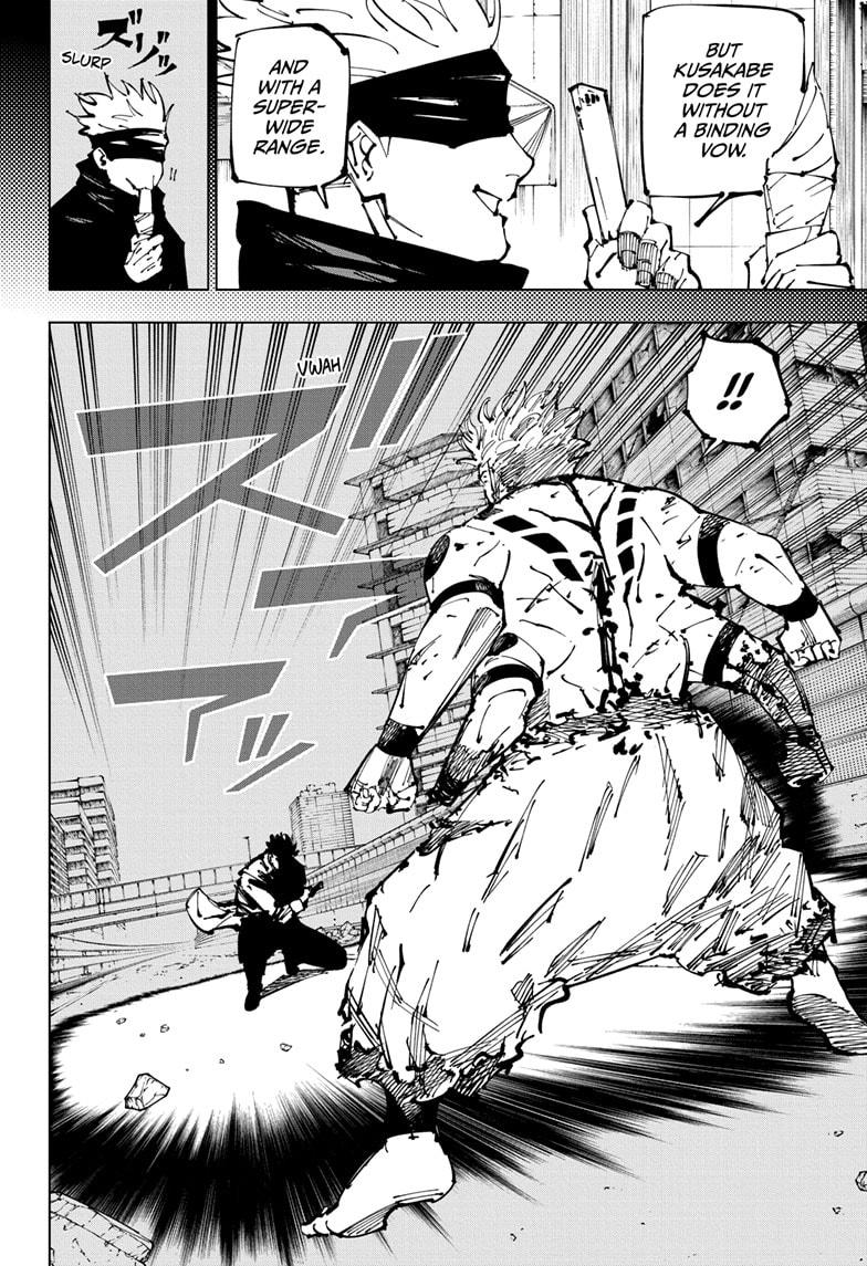 Jujutsu Kaisen Chapter 254 page 6 - Chapter 254: Inhuman Makyo Shinjuku Showdown, Part 26