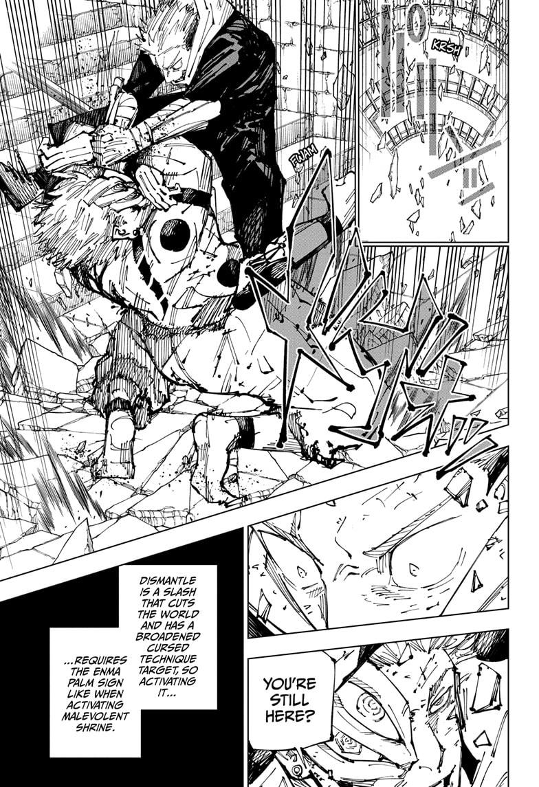 Jujutsu Kaisen Chapter 255 page 15 - Chapter 255: Inhuman Makyo Shinjuku Showdown, Part 27