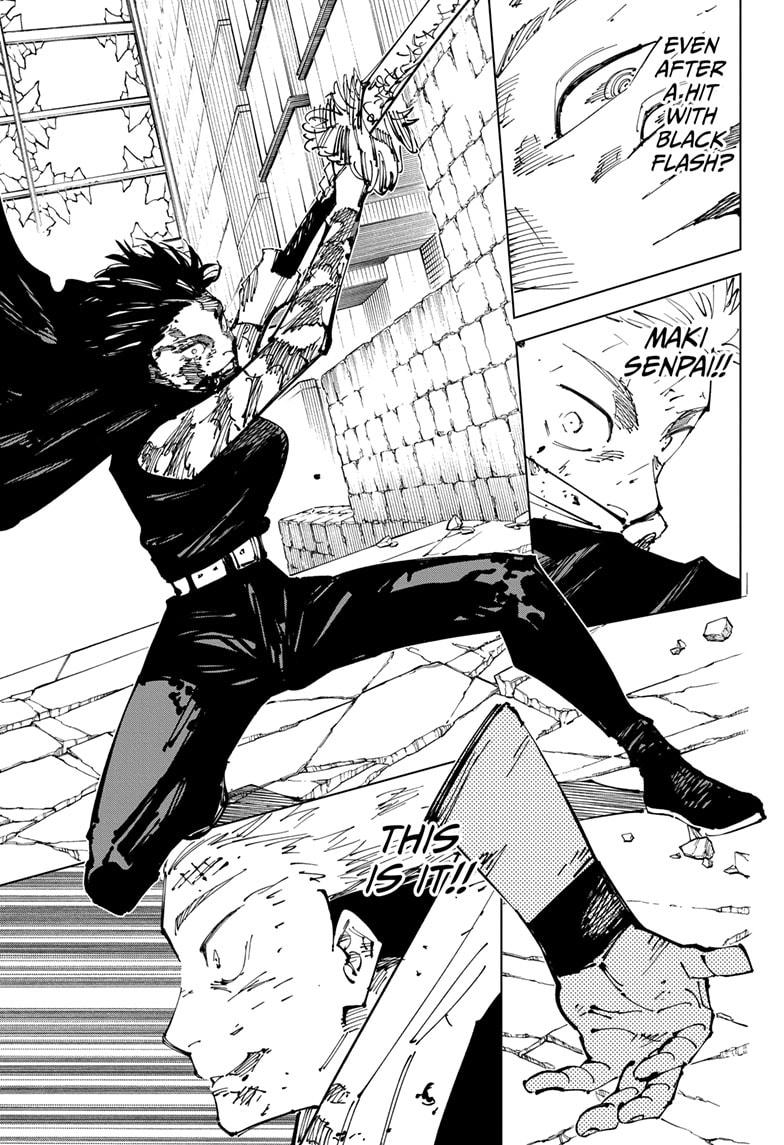 Jujutsu Kaisen Chapter 255 page 17 - Chapter 255: Inhuman Makyo Shinjuku Showdown, Part 27