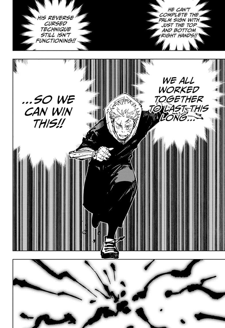 Jujutsu Kaisen Chapter 255 page 18 - Chapter 255: Inhuman Makyo Shinjuku Showdown, Part 27