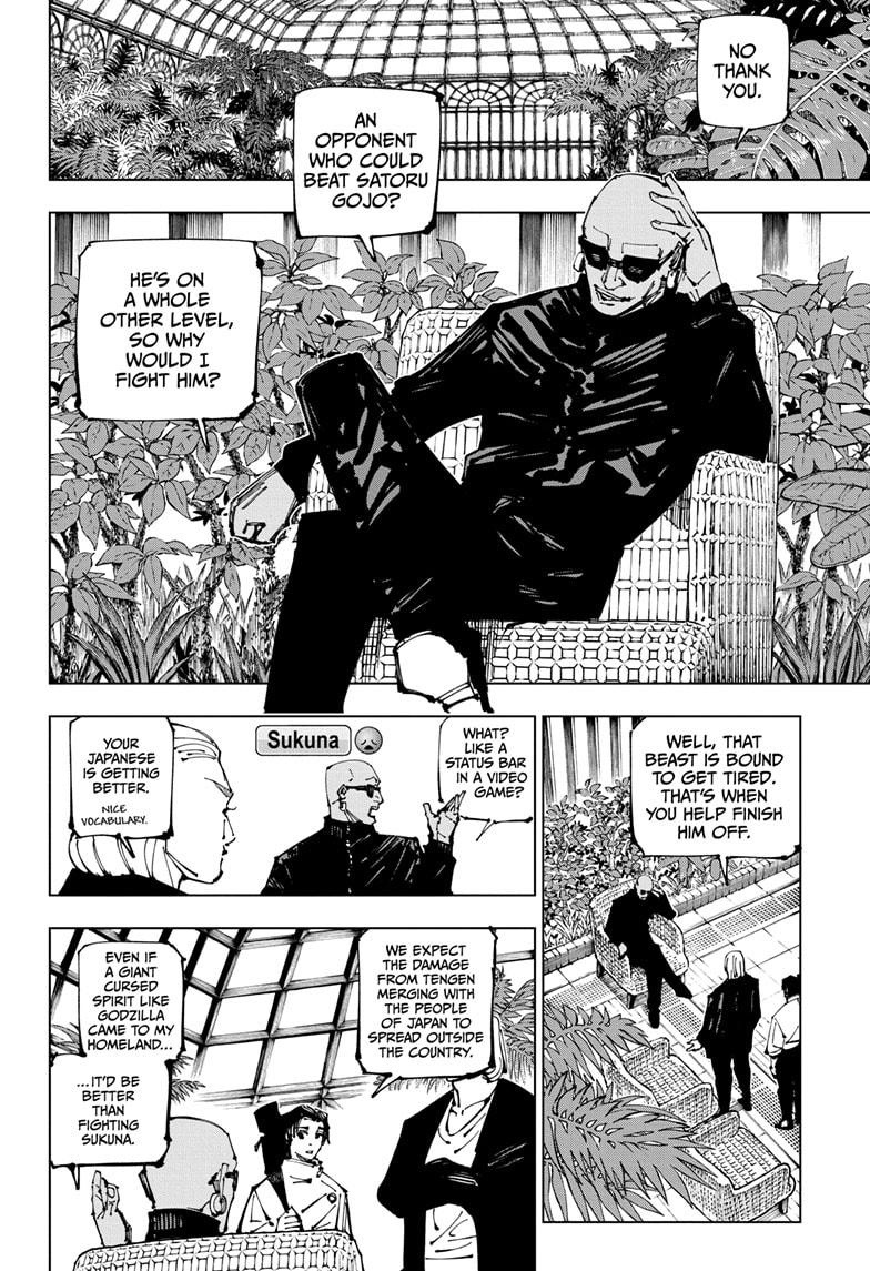Jujutsu Kaisen Chapter 255 page 2 - Chapter 255: Inhuman Makyo Shinjuku Showdown, Part 27