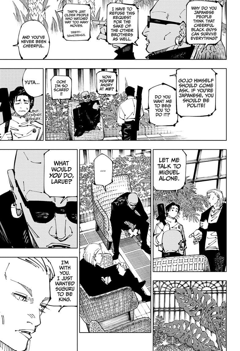 Jujutsu Kaisen Chapter 255 page 3 - Chapter 255: Inhuman Makyo Shinjuku Showdown, Part 27