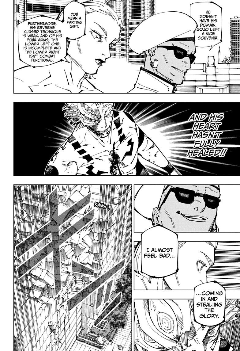 Jujutsu Kaisen Chapter 255 page 6 - Chapter 255: Inhuman Makyo Shinjuku Showdown, Part 27