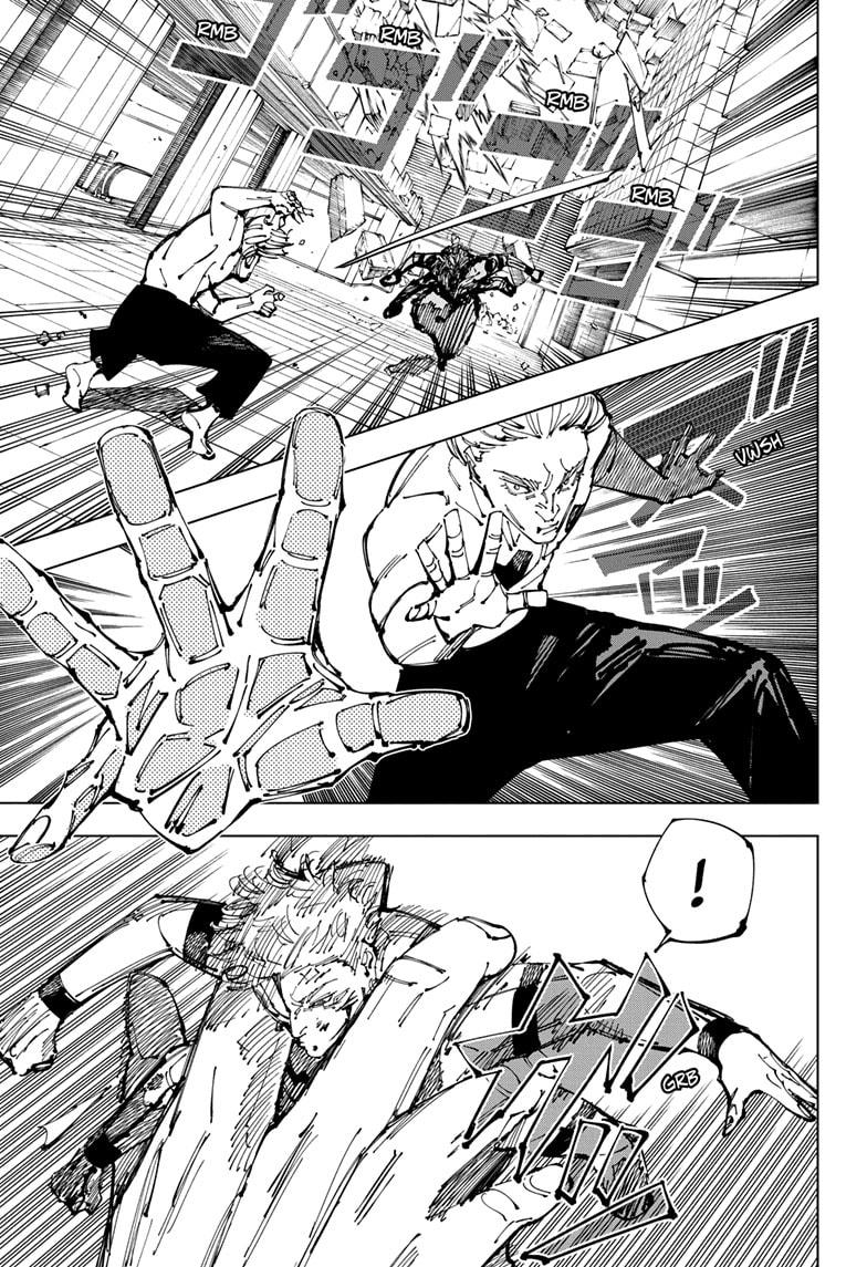 Jujutsu Kaisen Chapter 255 page 7 - Chapter 255: Inhuman Makyo Shinjuku Showdown, Part 27