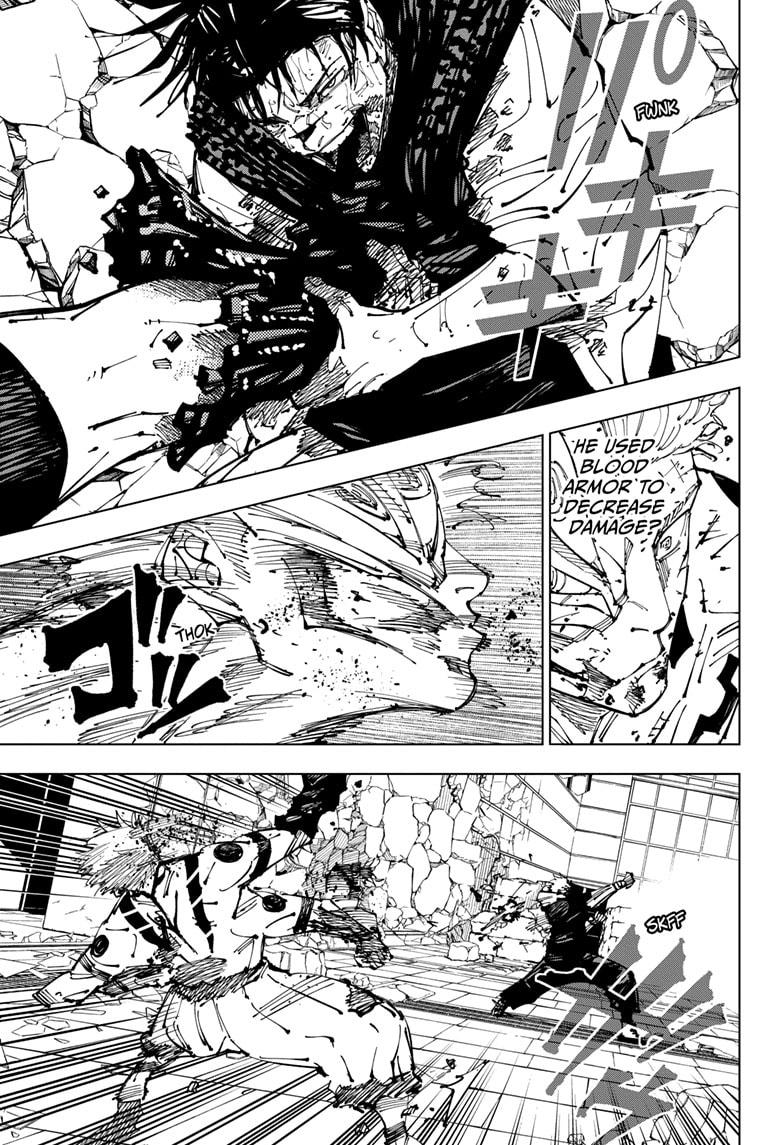 Jujutsu Kaisen Chapter 256 page 11 - Chapter 256: Inhuman Makyo Shinjuku Showdown, Part 28