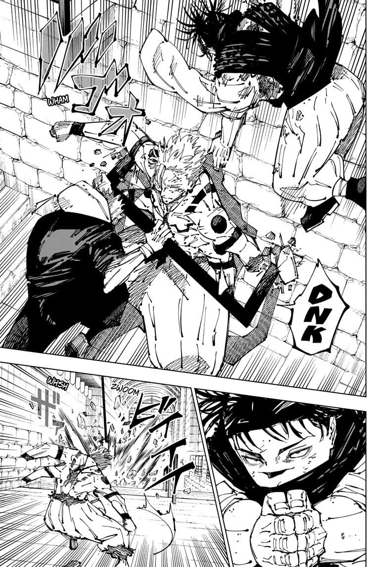 Jujutsu Kaisen Chapter 256 page 5 - Chapter 256: Inhuman Makyo Shinjuku Showdown, Part 28