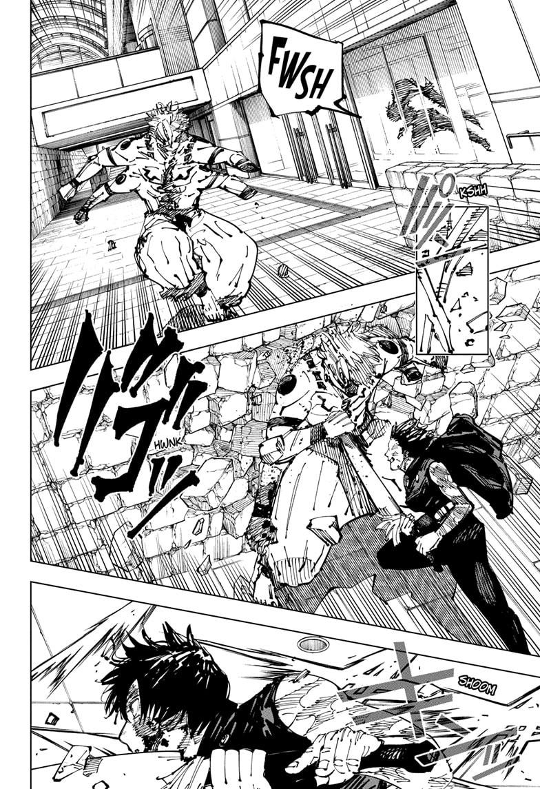 Jujutsu Kaisen Chapter 256 page 6 - Chapter 256: Inhuman Makyo Shinjuku Showdown, Part 28