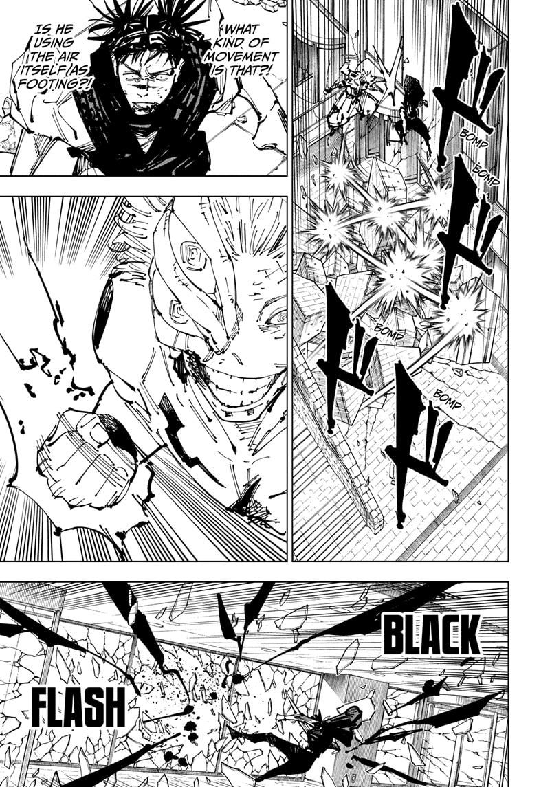Jujutsu Kaisen Chapter 256 page 7 - Chapter 256: Inhuman Makyo Shinjuku Showdown, Part 28
