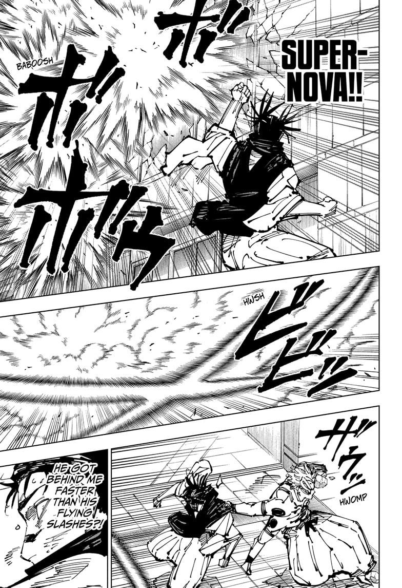 Jujutsu Kaisen Chapter 256 page 9 - Chapter 256: Inhuman Makyo Shinjuku Showdown, Part 28