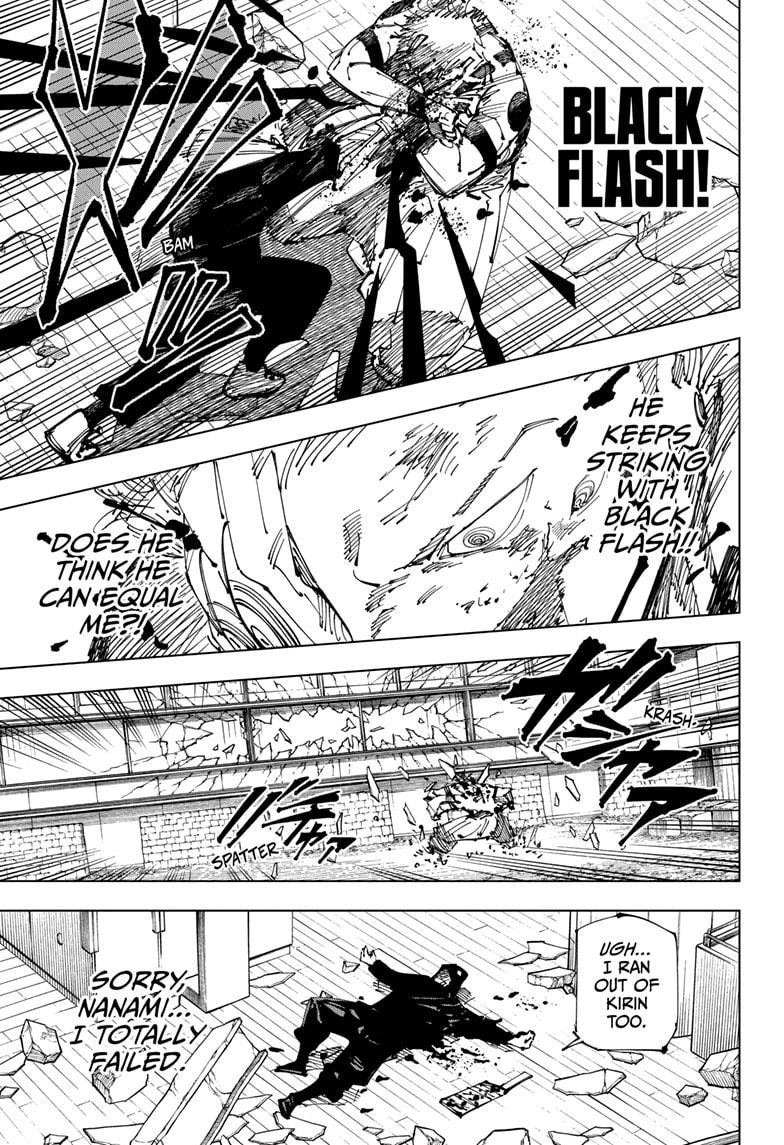 Jujutsu Kaisen Chapter 257 page 13 - Chapter 257: Inhuman Makyo Shinjuku Showdown, Part 29