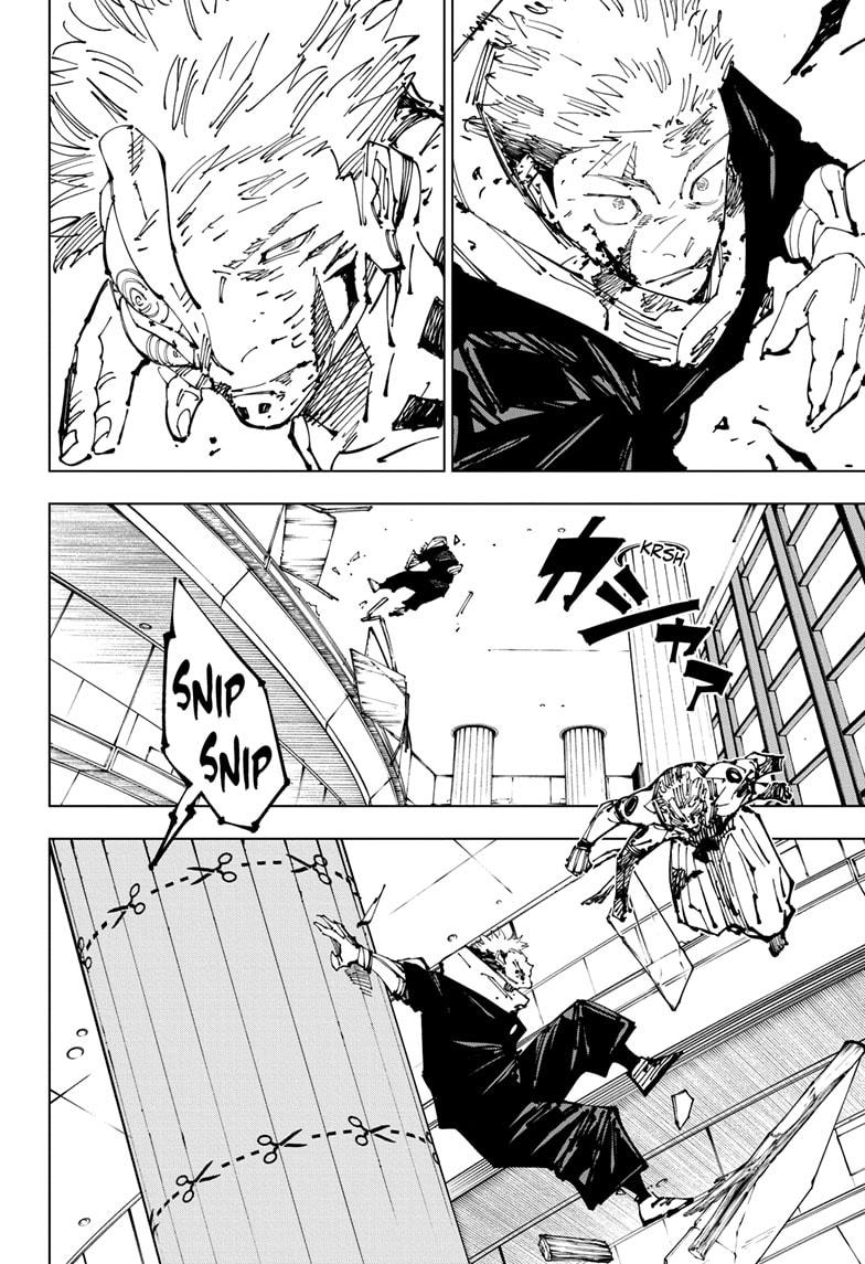 Jujutsu Kaisen Chapter 257 page 6 - Chapter 257: Inhuman Makyo Shinjuku Showdown, Part 29