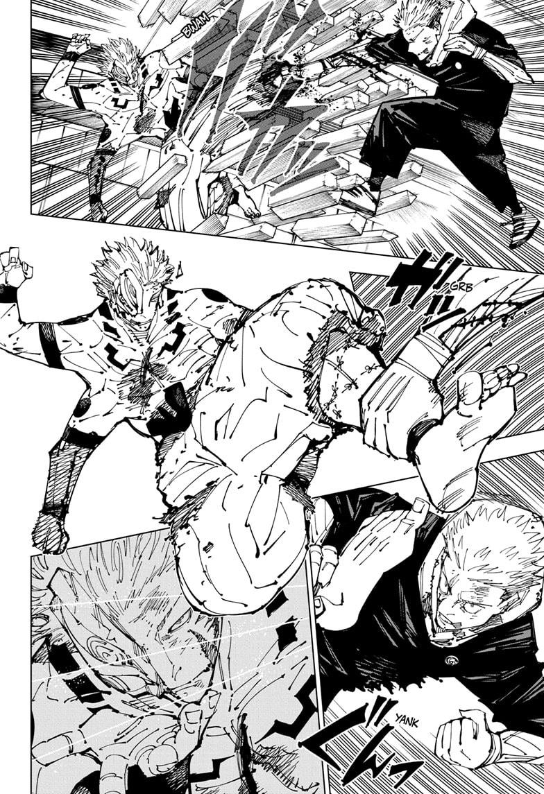 Jujutsu Kaisen Chapter 257 page 8 - Chapter 257: Inhuman Makyo Shinjuku Showdown, Part 29