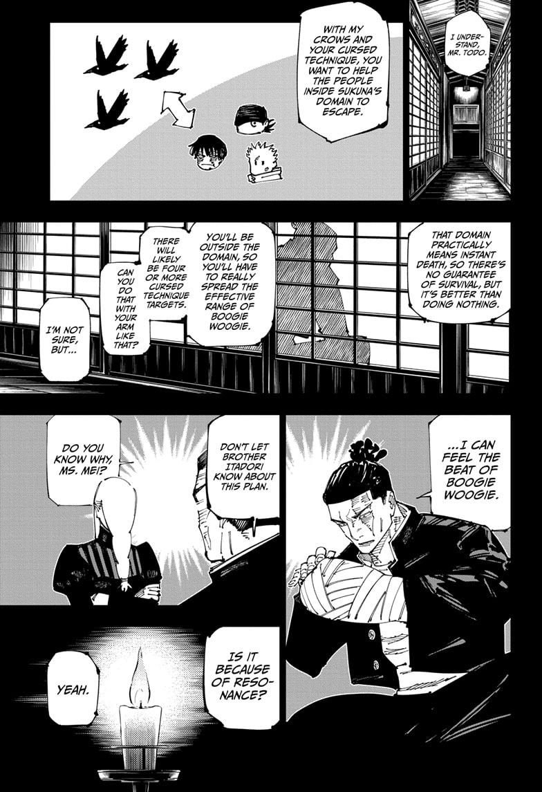 Jujutsu Kaisen Chapter 259 page 13 - Chapter 259: Inhuman Makyo Shinjuku Showdown, Part 31