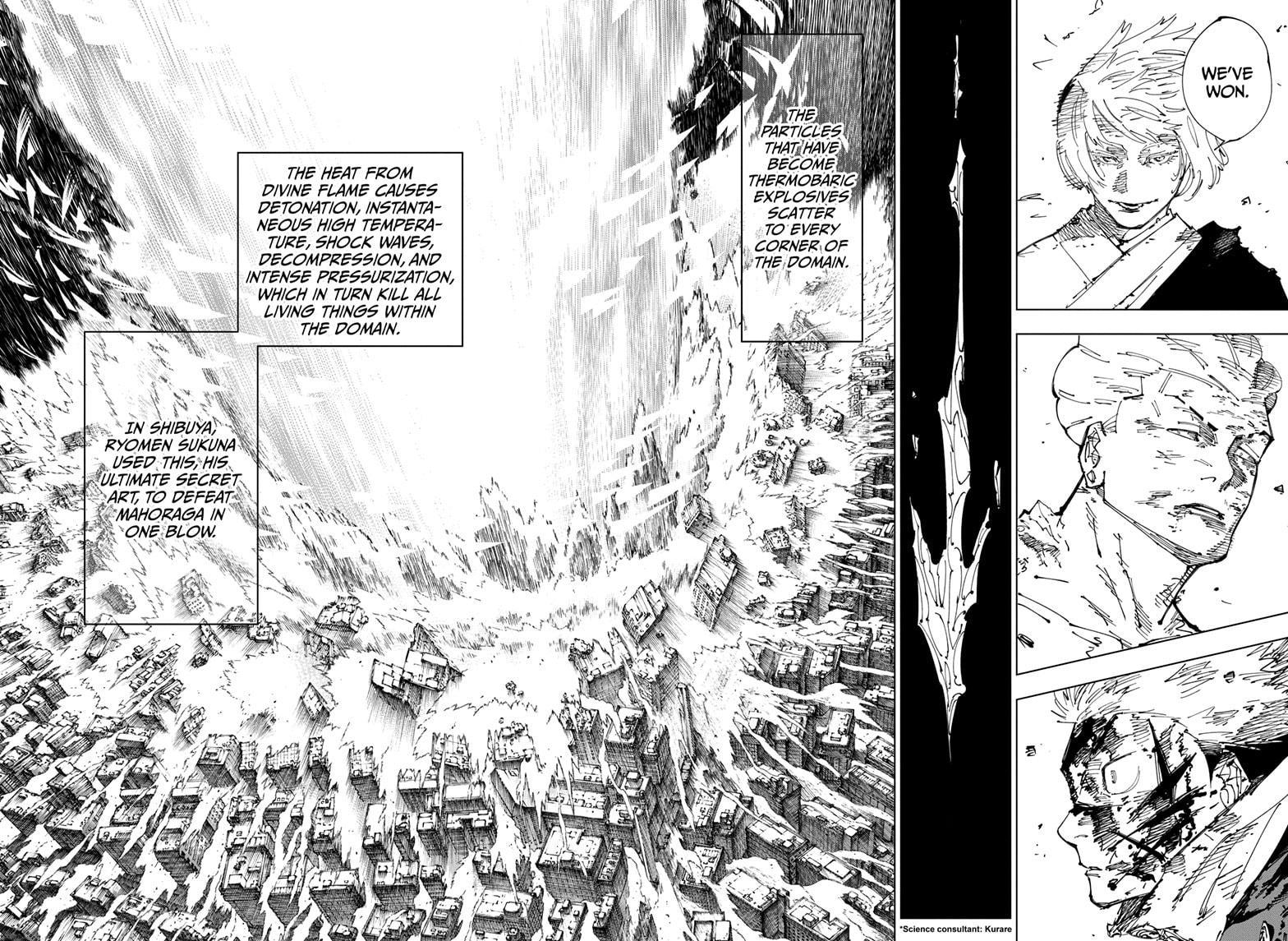 Jujutsu Kaisen Chapter 259 page 3 - Chapter 259: Inhuman Makyo Shinjuku Showdown, Part 31