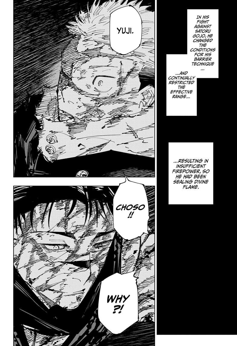 Jujutsu Kaisen Chapter 259 page 4 - Chapter 259: Inhuman Makyo Shinjuku Showdown, Part 31