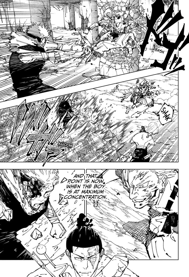 Jujutsu Kaisen Chapter 260 page 12 - Chapter 260: Inhuman Makyo Shinjuku Showdown, Part 32