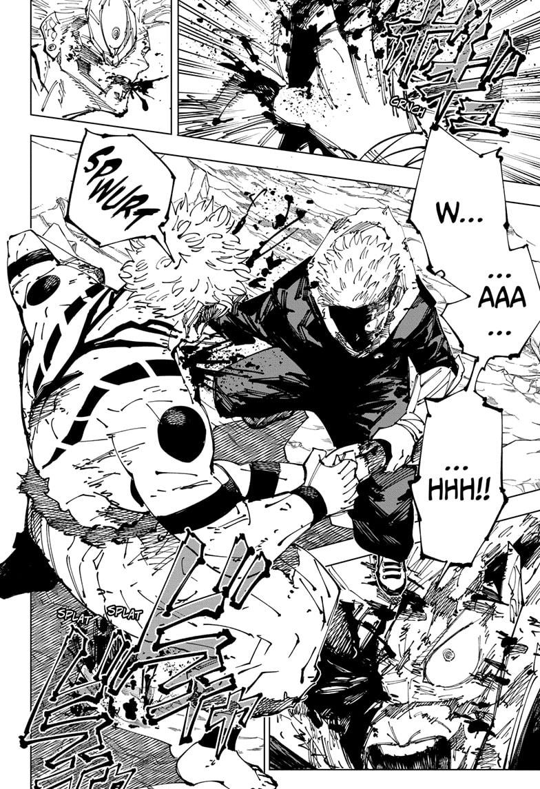 Jujutsu Kaisen Chapter 260 page 16 - Chapter 260: Inhuman Makyo Shinjuku Showdown, Part 32