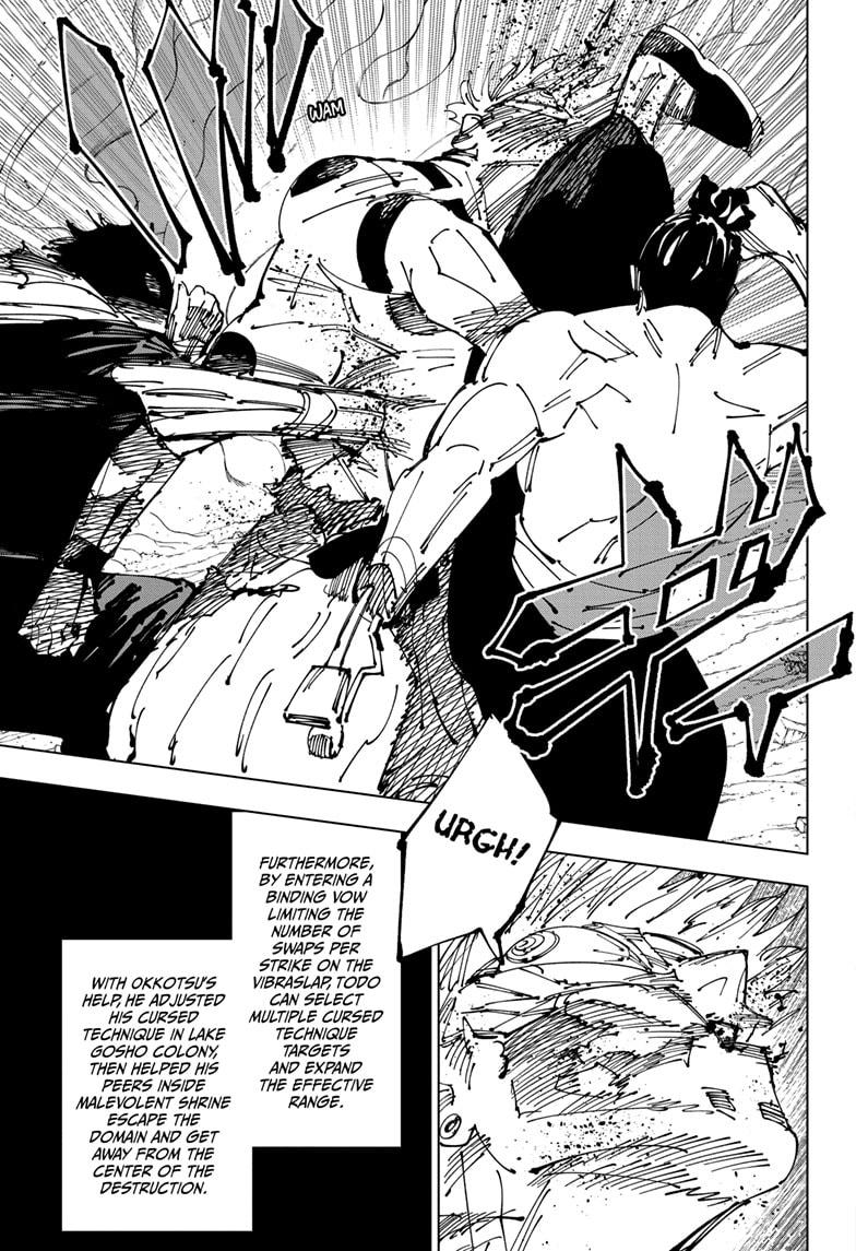Jujutsu Kaisen Chapter 260 page 4 - Chapter 260: Inhuman Makyo Shinjuku Showdown, Part 32