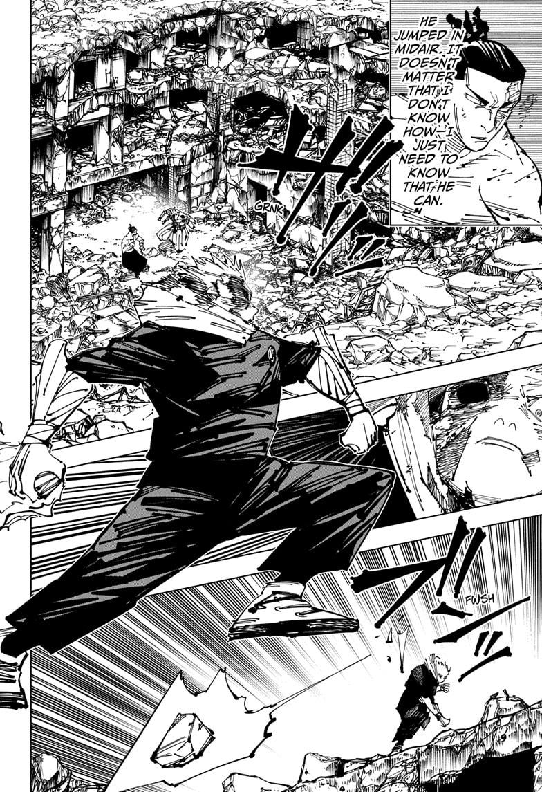 Jujutsu Kaisen Chapter 260 page 7 - Chapter 260: Inhuman Makyo Shinjuku Showdown, Part 32