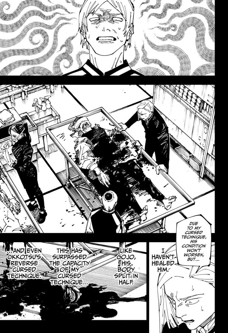 Jujutsu Kaisen Chapter 261 page 13 - Chapter 261: Inhuman Makyo Shinjuku Showdown, Part 33