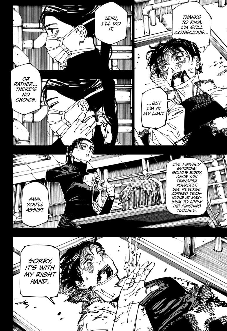 Jujutsu Kaisen Chapter 261 page 14 - Chapter 261: Inhuman Makyo Shinjuku Showdown, Part 33