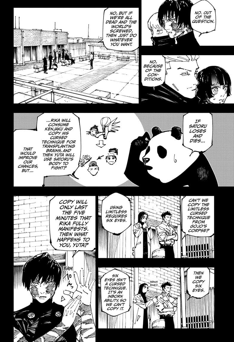 Jujutsu Kaisen Chapter 261 page 4 - Chapter 261: Inhuman Makyo Shinjuku Showdown, Part 33