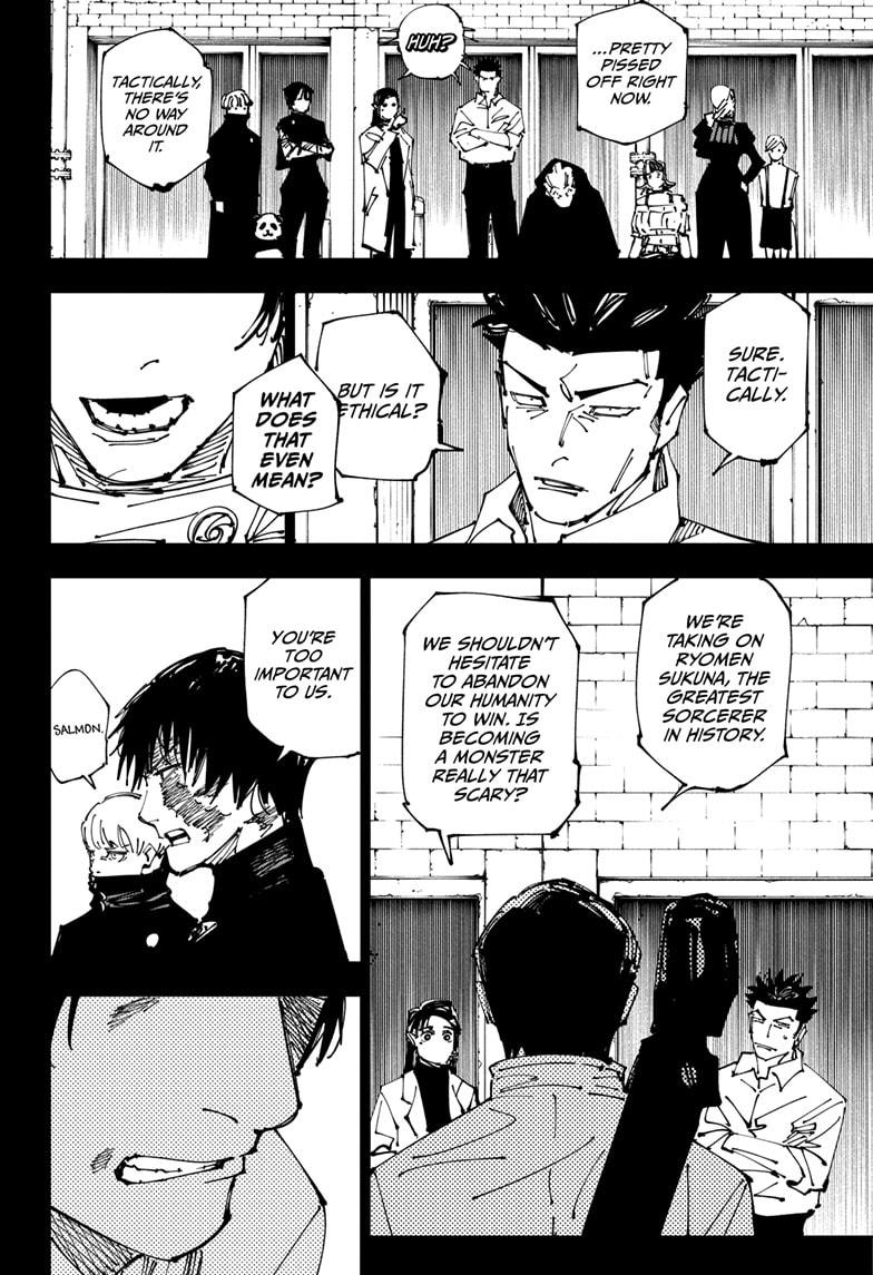 Jujutsu Kaisen Chapter 261 page 6 - Chapter 261: Inhuman Makyo Shinjuku Showdown, Part 33