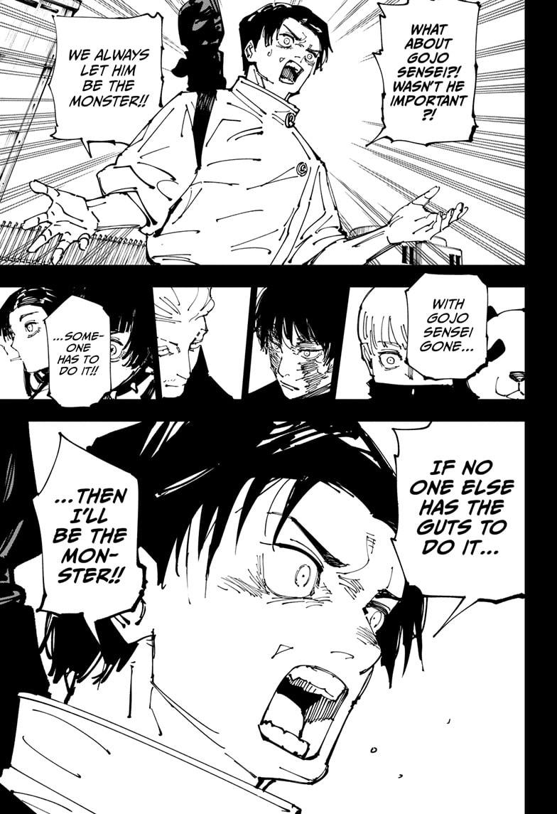 Jujutsu Kaisen Chapter 261 page 7 - Chapter 261: Inhuman Makyo Shinjuku Showdown, Part 33