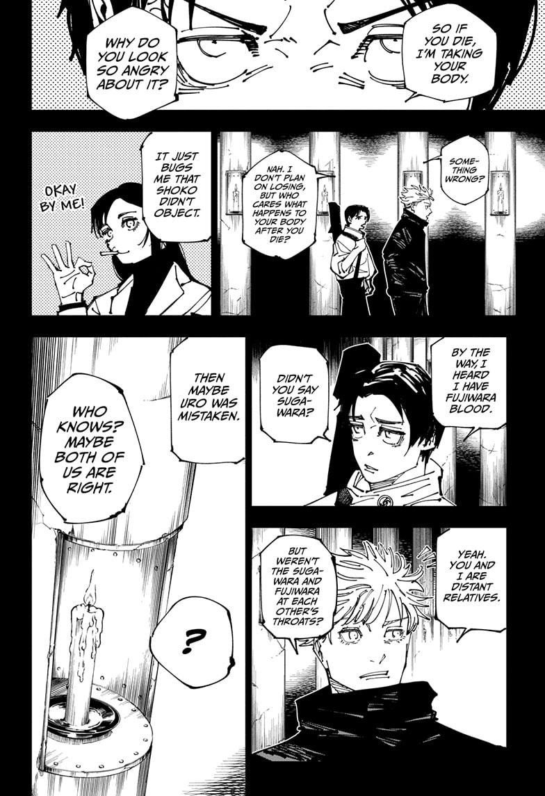 Jujutsu Kaisen Chapter 261 page 8 - Chapter 261: Inhuman Makyo Shinjuku Showdown, Part 33