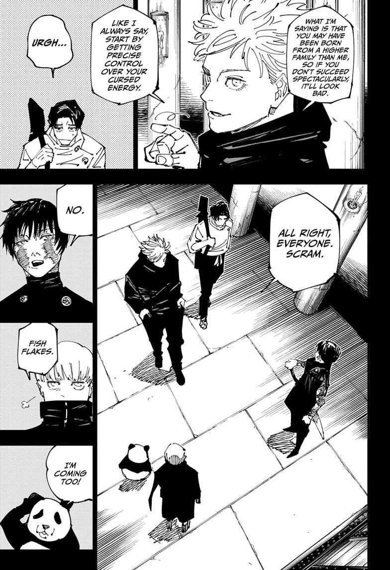 Jujutsu Kaisen Chapter 261 page 9 - Chapter 261: Inhuman Makyo Shinjuku Showdown, Part 33
