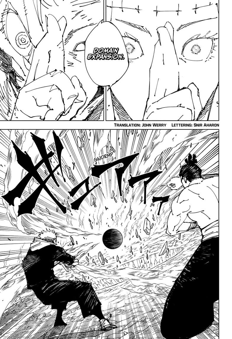Jujutsu Kaisen Chapter 262 page 4 - Chapter 262: Inhuman Makyo Shinjuku Showdown, Part 34-1