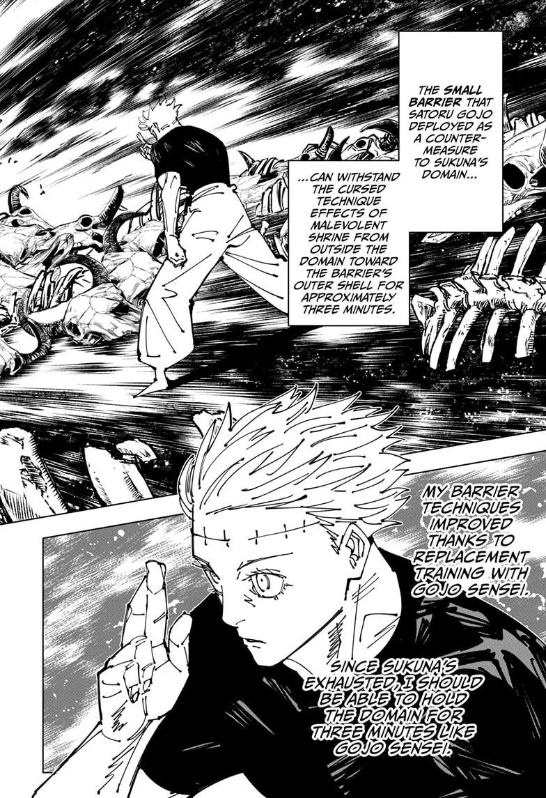 Jujutsu Kaisen Chapter 262 page 5 - Chapter 262: Inhuman Makyo Shinjuku Showdown, Part 34-1