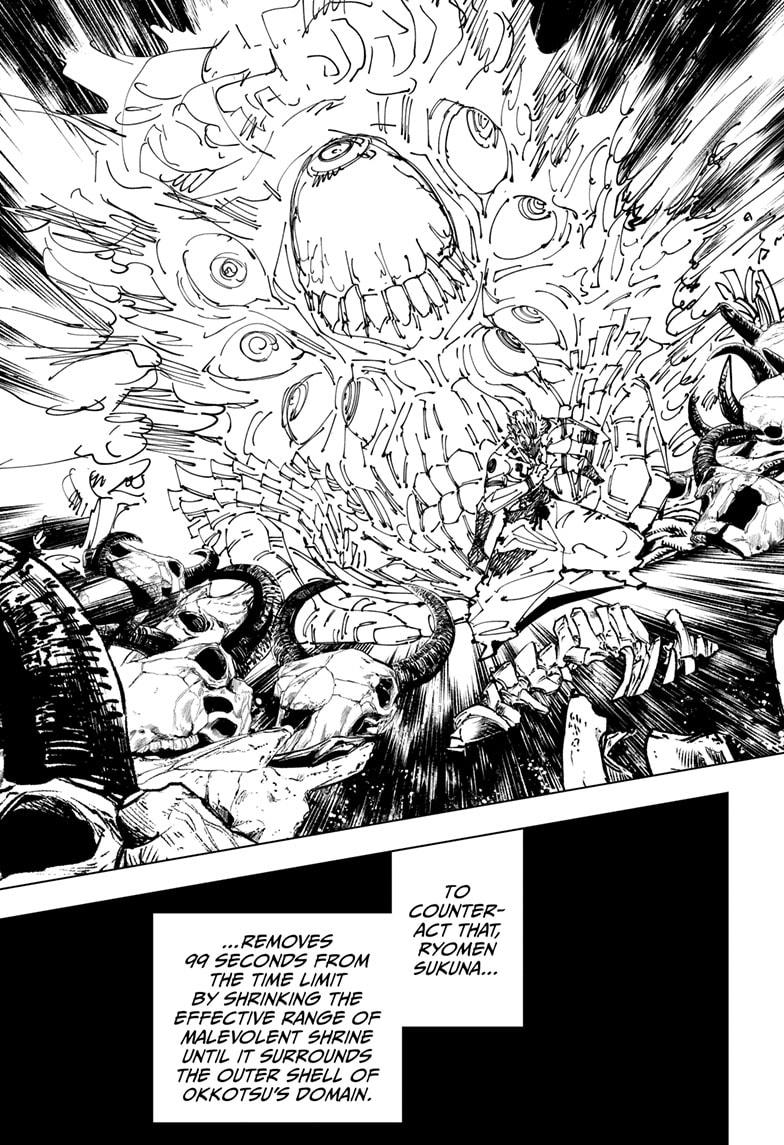 Jujutsu Kaisen Chapter 262 page 6 - Chapter 262: Inhuman Makyo Shinjuku Showdown, Part 34-1