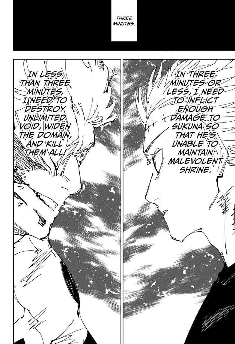 Jujutsu Kaisen Chapter 262 page 7 - Chapter 262: Inhuman Makyo Shinjuku Showdown, Part 34-1