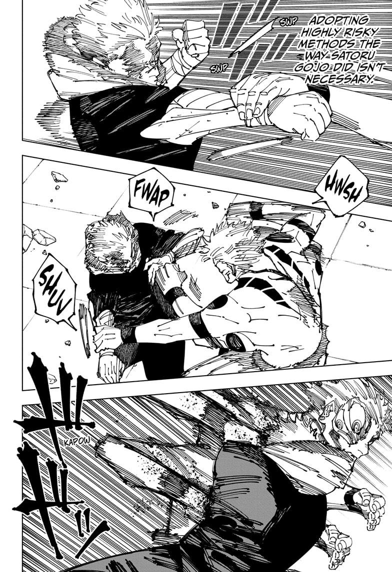 Jujutsu Kaisen Chapter 264 page 12 - Chapter 264: Inhuman Makyo Shinjuku Showdown, Part 36