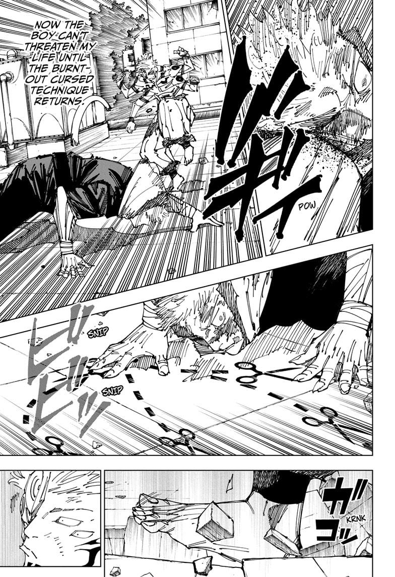 Jujutsu Kaisen Chapter 264 page 13 - Chapter 264: Inhuman Makyo Shinjuku Showdown, Part 36