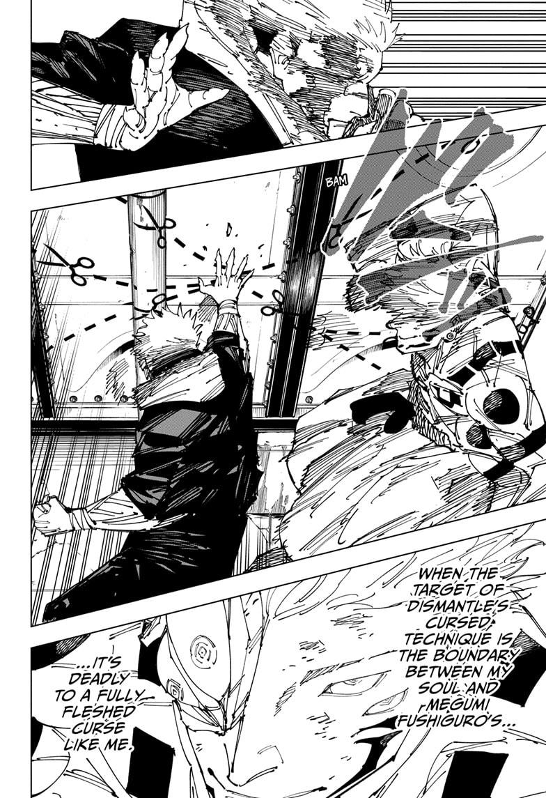 Jujutsu Kaisen Chapter 264 page 14 - Chapter 264: Inhuman Makyo Shinjuku Showdown, Part 36